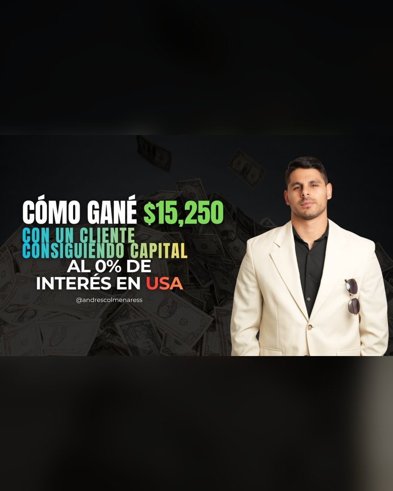 $15,250 cobrados con un cliente