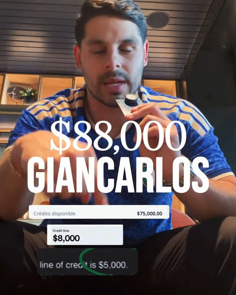 Giancarlos, $88,000 al 0%